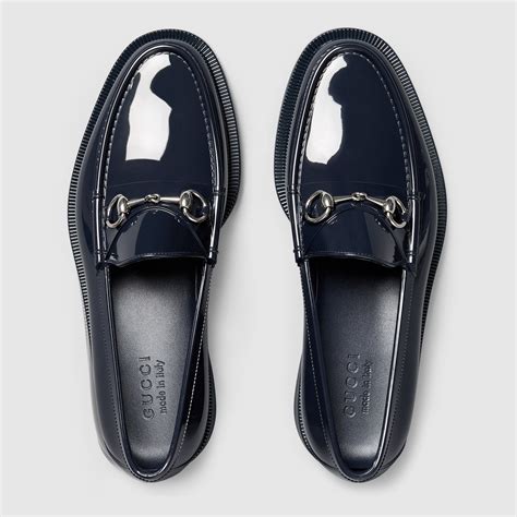 gucci rubber sole loafer